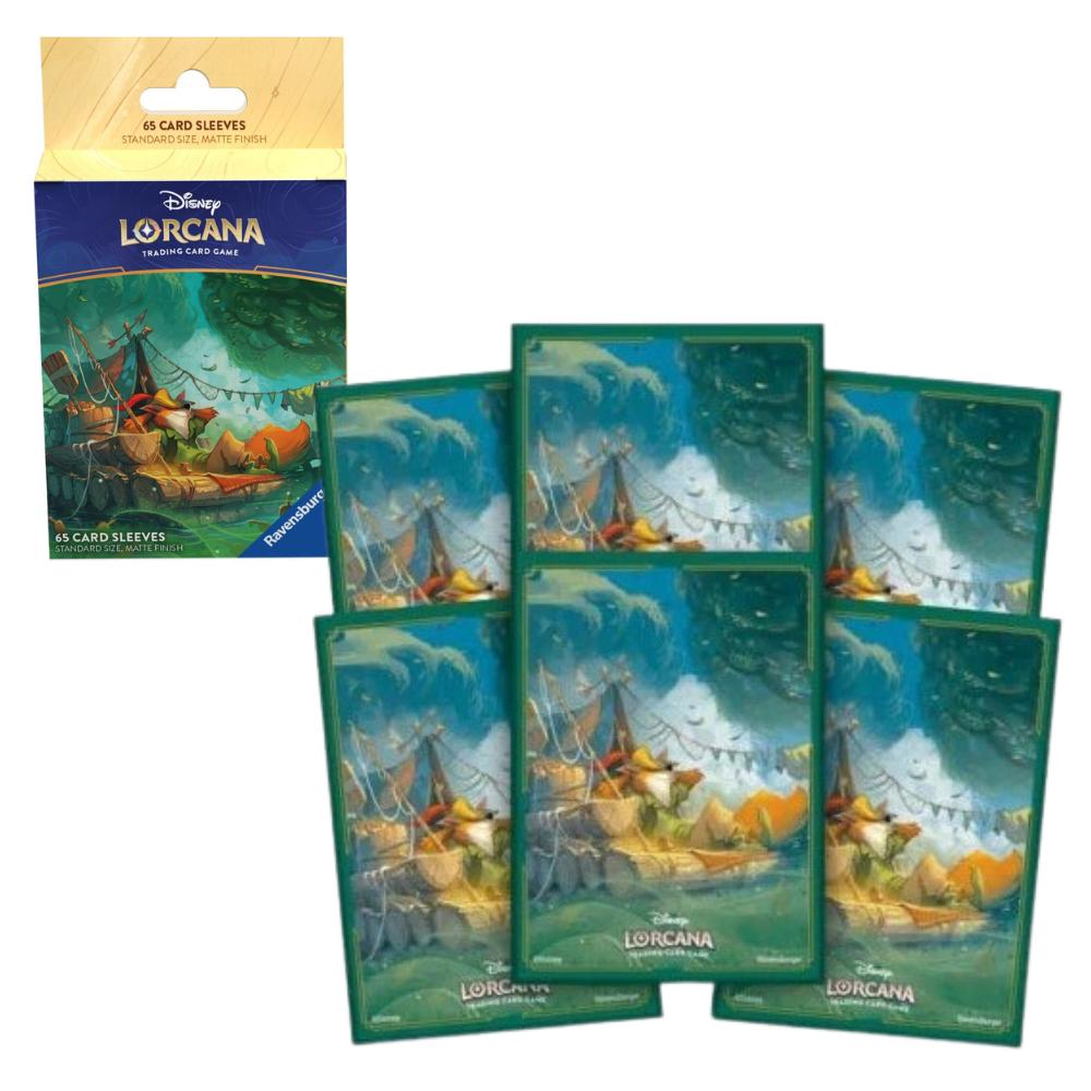 RAVENSBURGER DISNEY: LORCANA - BUSTE PROTETTIVE B - SET 3:"ROBIN HOOD"
