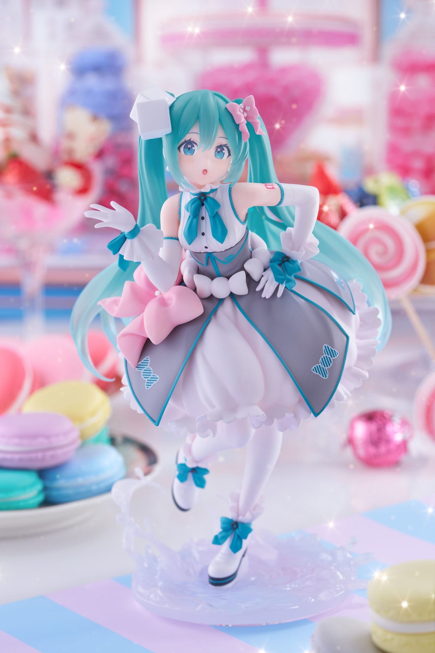 Hatsune Miku PVC Statue Bust Up Figure 39 Miku's Day Anniversary 2nd season Melty Sugar Ver. 18 cm