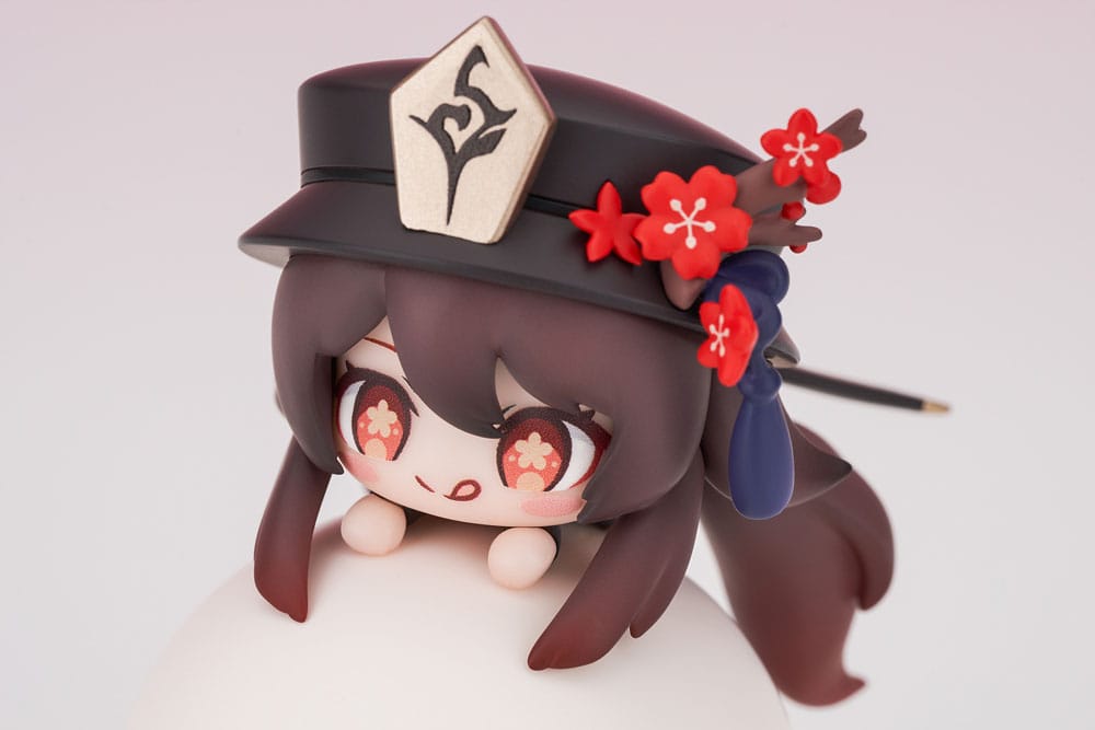 Genshin Impact PVC Statue Hu Tao Chibi Chara Yurayura Stand Ver. 10 cm