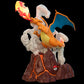 Pokemon: Rei Toys - Select Deluxe Collector Statue Charizard Con Effetti Luminosi - 33 Cm