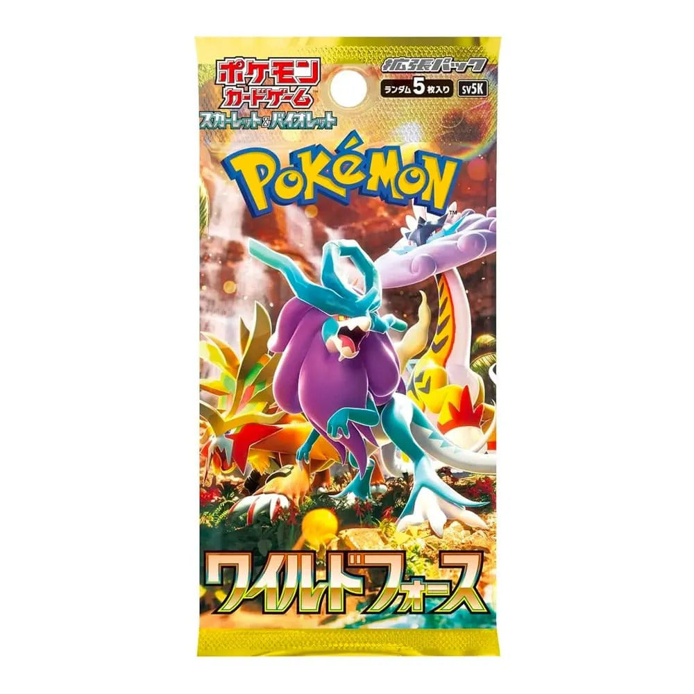 Pokemon Wild Force Booster Pack 1 bustina versione Giapponese