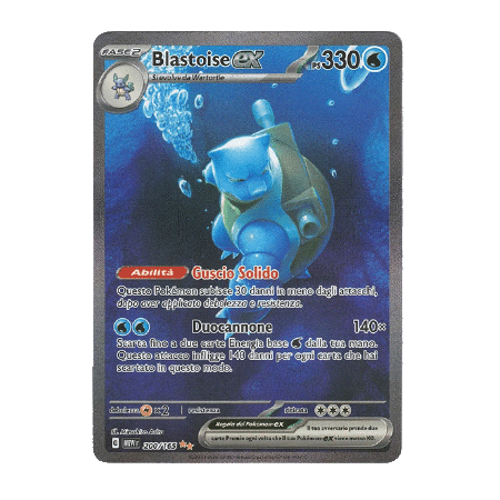 200-165 Blastoise ex Alternative Art (IT) - MINT