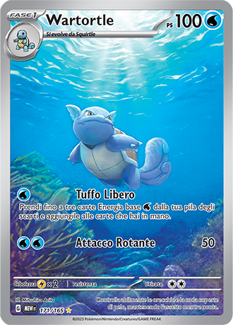 171-165 Wartortle Illustrazione Rara (IT) – MINT