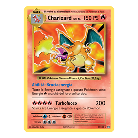 011-108 Charizard Holo (IT) –  Excellent