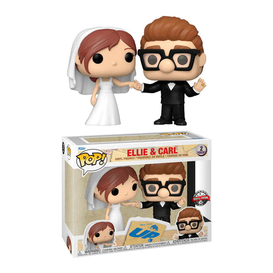 Vinyl Funko POP! Disney UP - Ellie & Carl (Pack 2 - Special Edition)