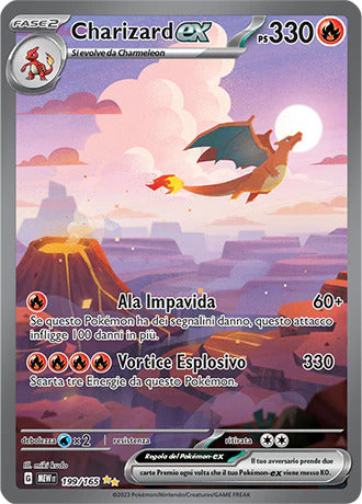 199-165 Charizard ex Alternative Art (IT) – MINT