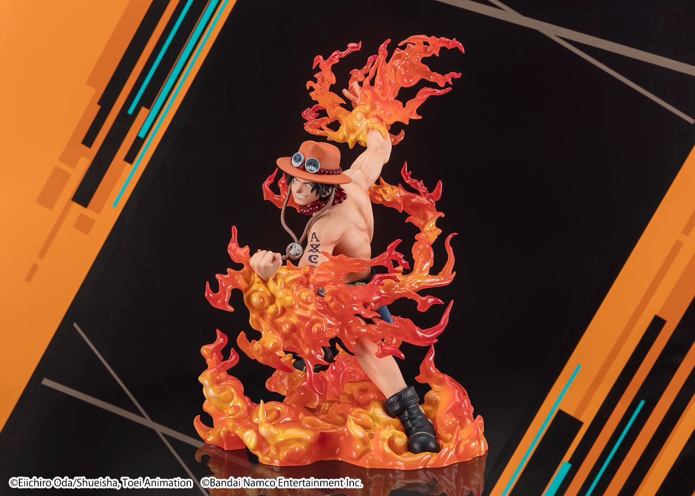 One Piece FiguartsZERO PVC Statue (Extra Battle) Portgas. D. Ace -One Piece Bounty Rush 5th Anniversary- 17 cm