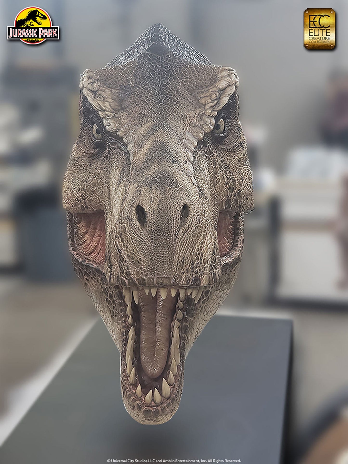 Jurassic Park Life-Size Statue Tyrannosaurus Rex Head 203 cm