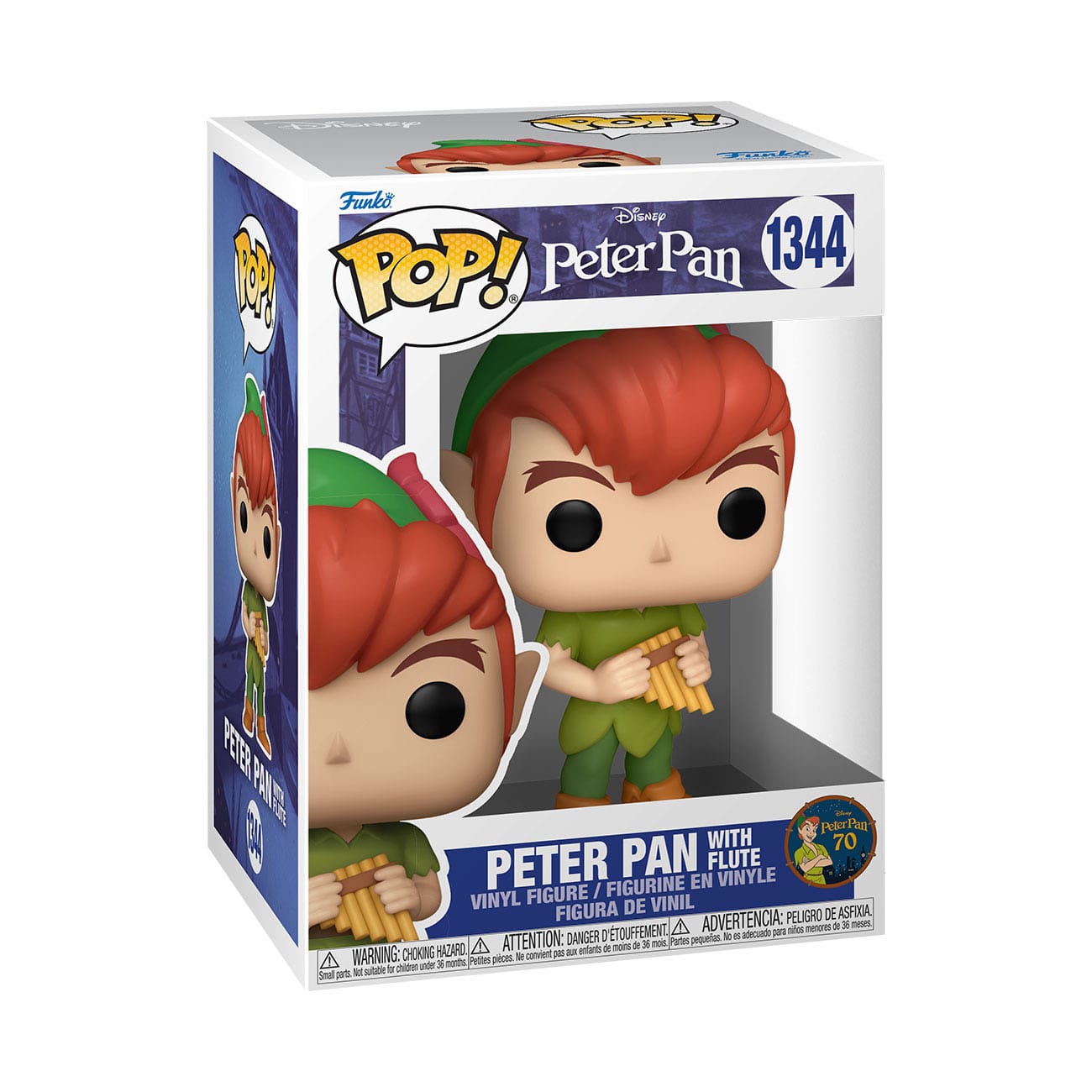 Vinyl Funko POP! Peter Pan - Peter Pan With Flute 1344