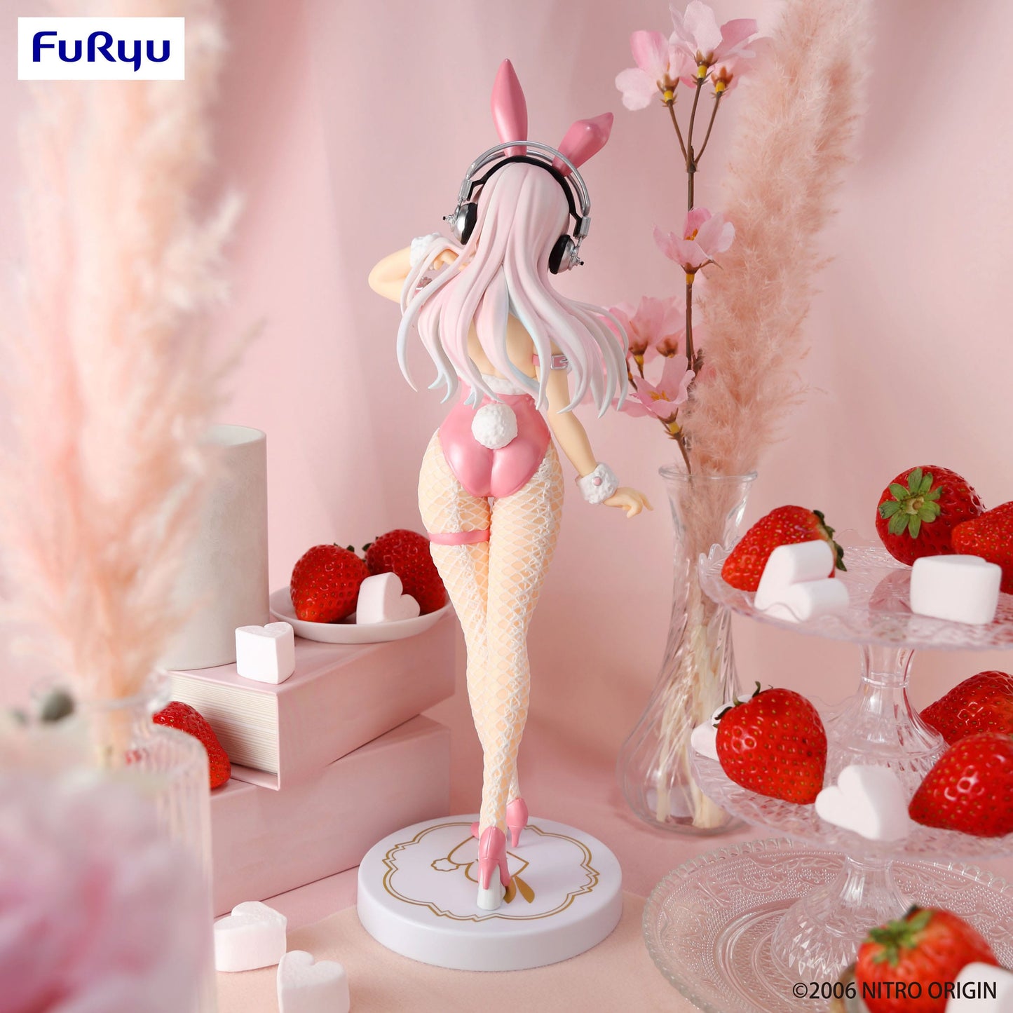 Super Sonico PVC Statue Super Sonico Pink Ver. 30 cm