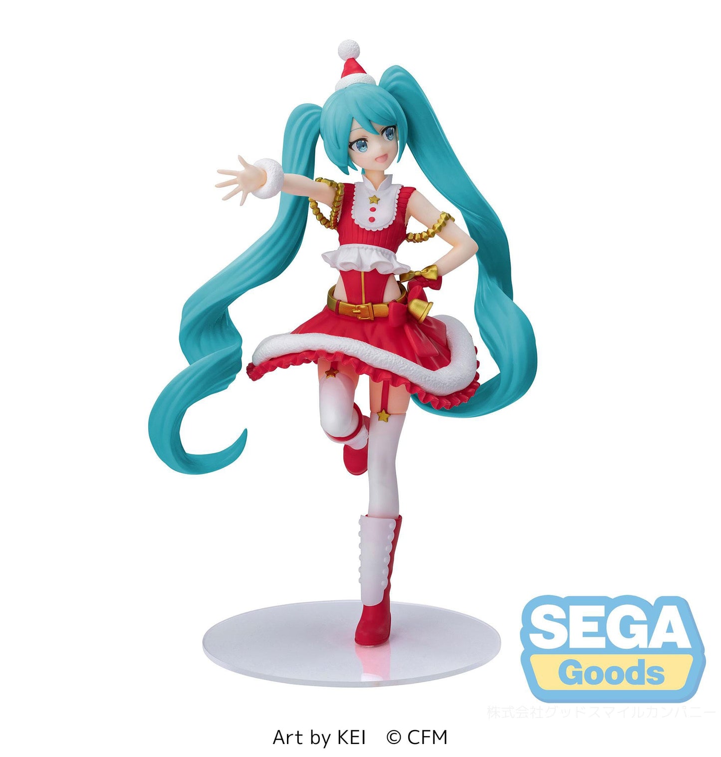 Hatsune Miku Luminasta PVC Statue Hatsune Miku Christmas 2023 20 cm