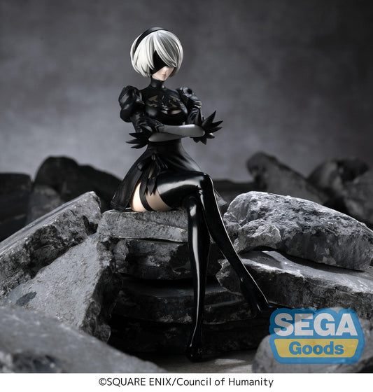 NieR:Automata Ver1.1a PM Perching PVC Statue 2B 13 cm