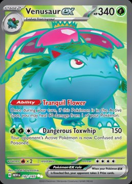 182-165 Venusaur ex Full Art (ITA) - Mint