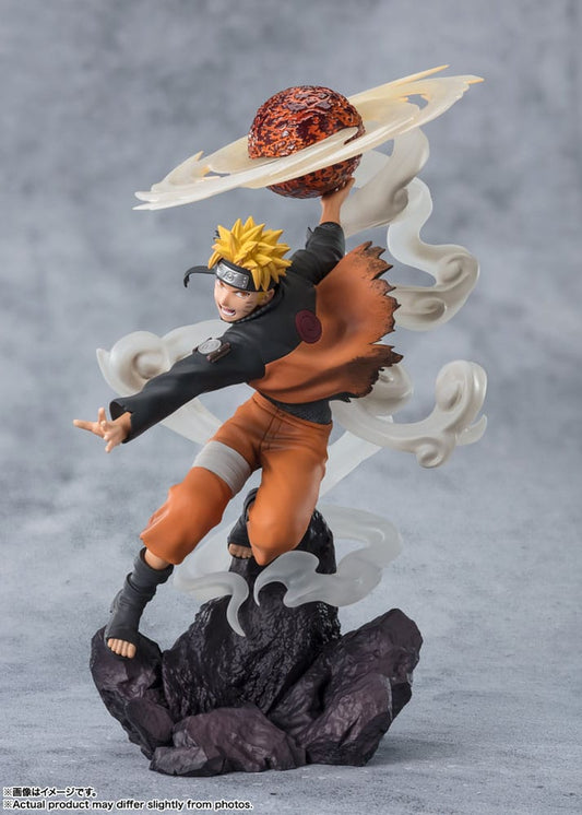 Naruto Shippuden Figuarts ZERO Extra Battle PVC Statue Naruto Uzumaki-Sage Art: Lava Release Rasenshuriken 24 cm