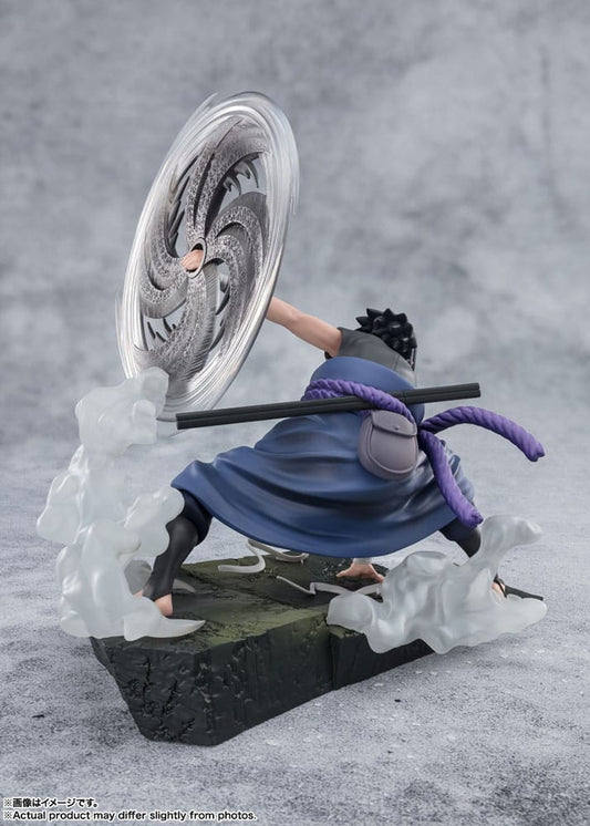 Naruto Shippuden FiguartsZERO Extra Battle PVC Statue Sasuke Uchiha -The Light & Dark of the Mangekyo Sharingan- 20 cm