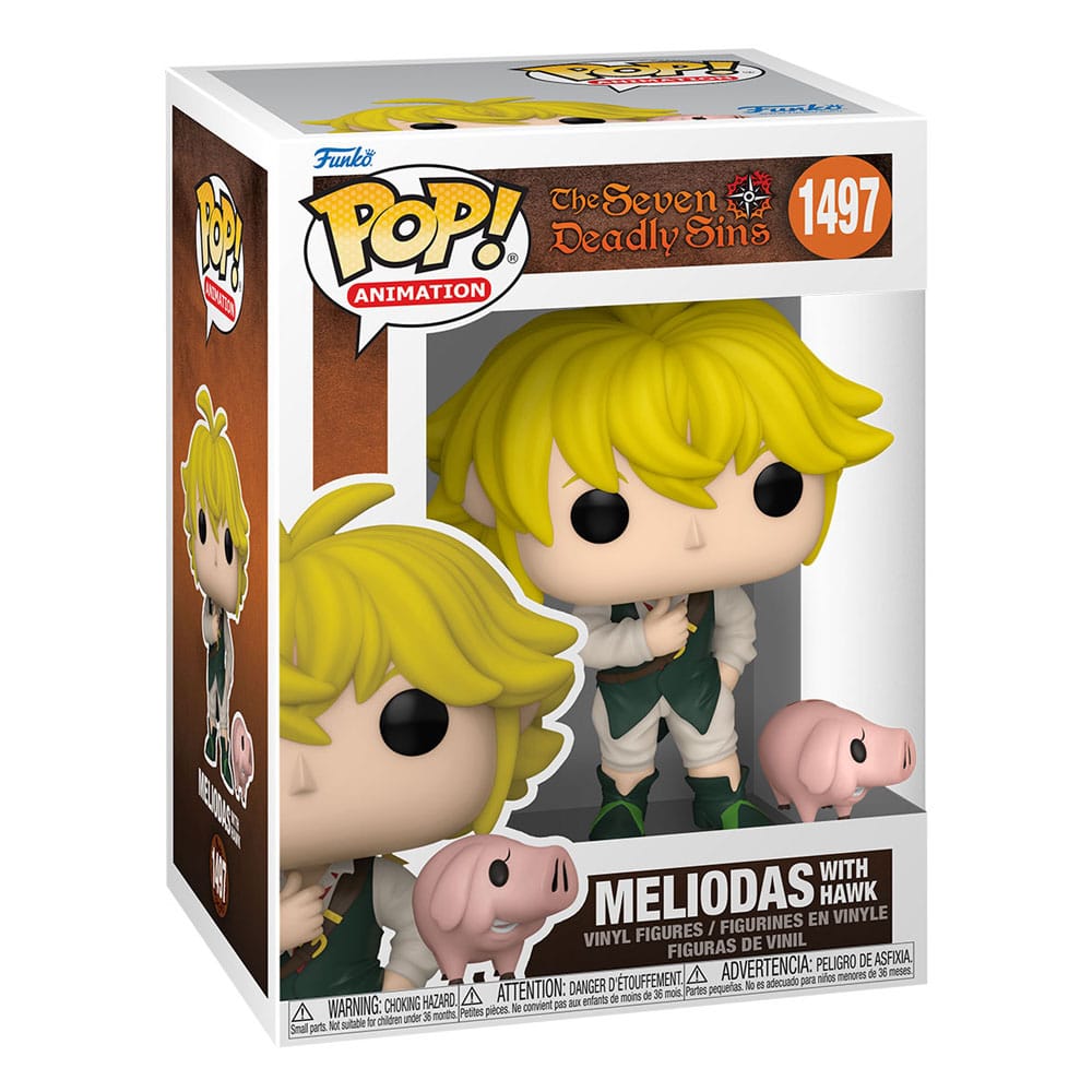 Vinyl Funko POP! The Seven Deadly Sins - Meliodas w/Hawk 1497