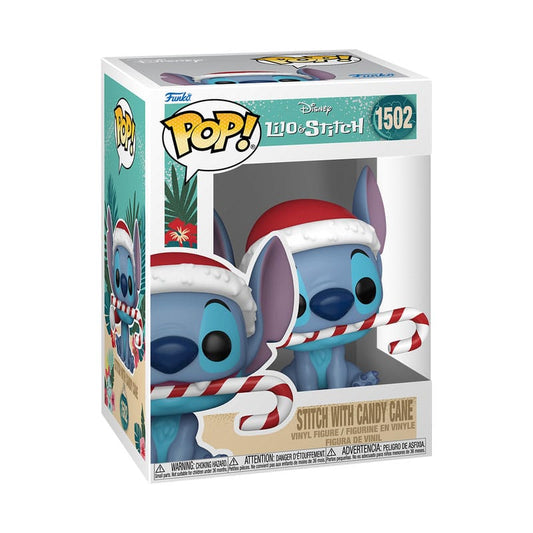 Vinyl Funko POP! Lilo & Stitch - Stitch With Candy Cane 1502