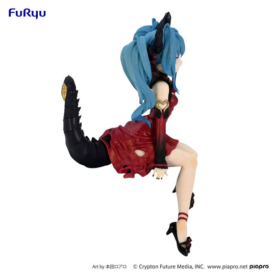 Hatsune Miku Noodle Stopper PVC Statue Hatsune Miku Villain Red Color ver. 16 cm