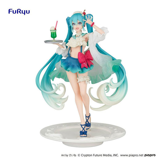 Hatsune Miku PVC Statue Hatsune Miku SweetSweets Series Melon Soda Float 18 cm