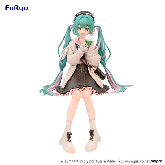 Hatsune Miku Noodle Stopper PVC Statue Autumn Date 16 cm