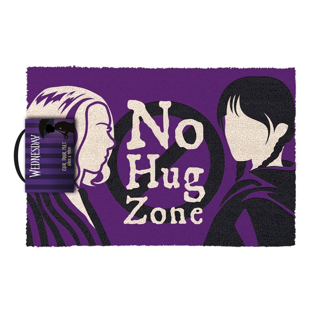 Wednesday Doormat No Hug Zone 40 x 60 cm
