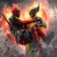 Deadpool Deluxe Art Scale Statue 1/10 Deadpool & Wolverine 21 cm