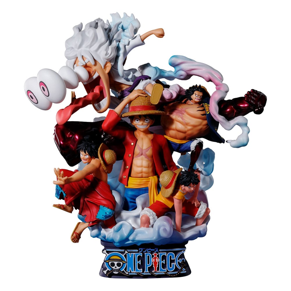 One Piece Petitrama DX PVC Mini Statue Logbox Re Birth Luffy Special Vol. 02 15 cm