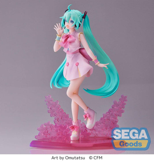 Hatsune Miku Luminasta PVC Statue Sakura Miku Omutatsu Ver. 21 cm