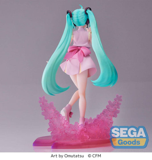 Hatsune Miku Luminasta PVC Statue Sakura Miku Omutatsu Ver. 21 cm