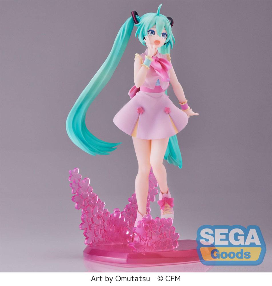 Hatsune Miku Luminasta PVC Statue Sakura Miku Omutatsu Ver. 21 cm